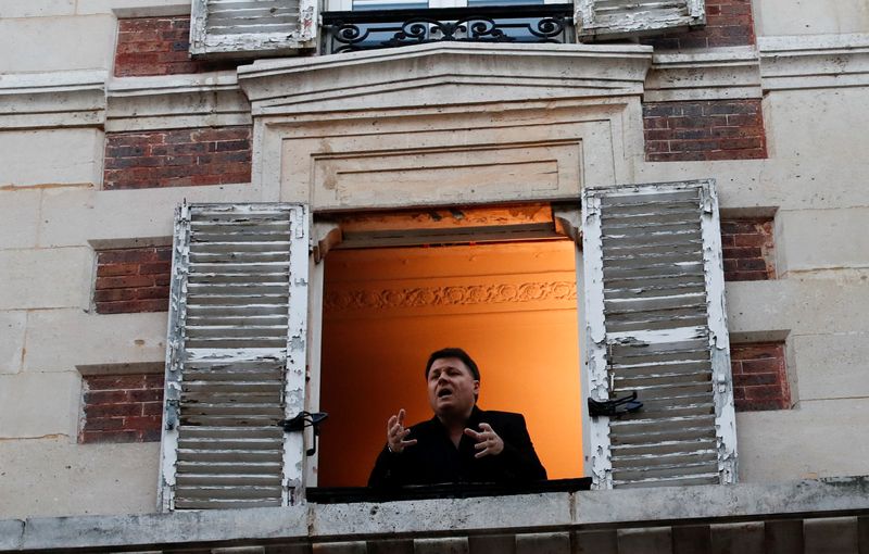 FILE PHOTO: Coronavirus disease (COVID-19) outbreak in Paris
