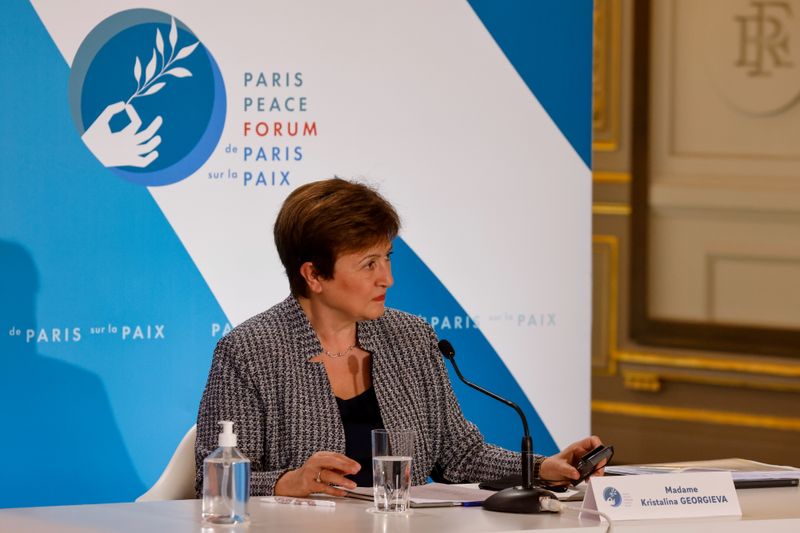 Paris Peace Forum at Elysee Palace in Paris