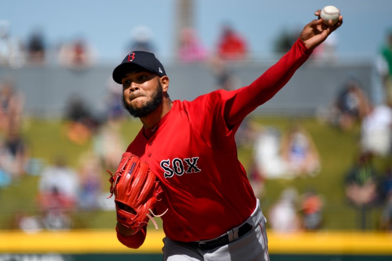FILE PHOTO: MLB: Spring Training-Boston Red Sox at Atlanta Braves