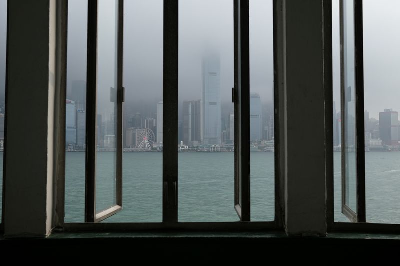 A general view of the Two International Finance Centre (IFC), in Hong Kong