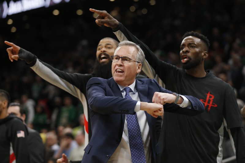 NBA: Houston Rockets at Boston Celtics