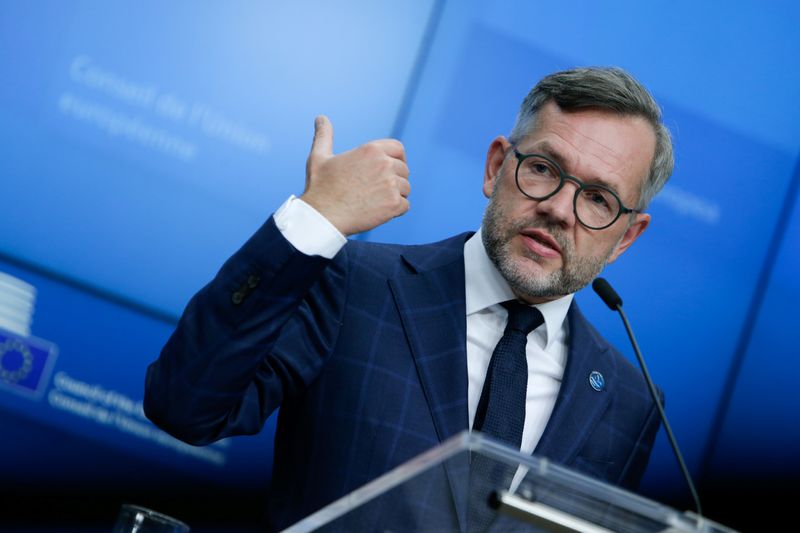 News conference after the General Affairs Council at the European Council Headquarters in Brussels