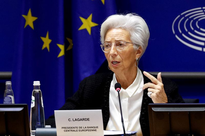 FILE PHOTO: FILE PHOTO: European Central Bank President Lagarde in Brussels