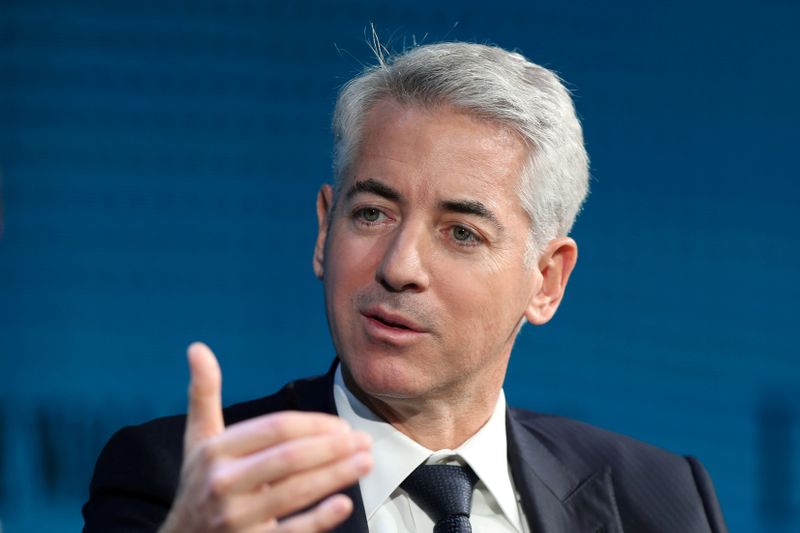 FILE PHOTO: Hedge fund veteran Ackman speaks at the WSJ Digital Conference in California in 2017