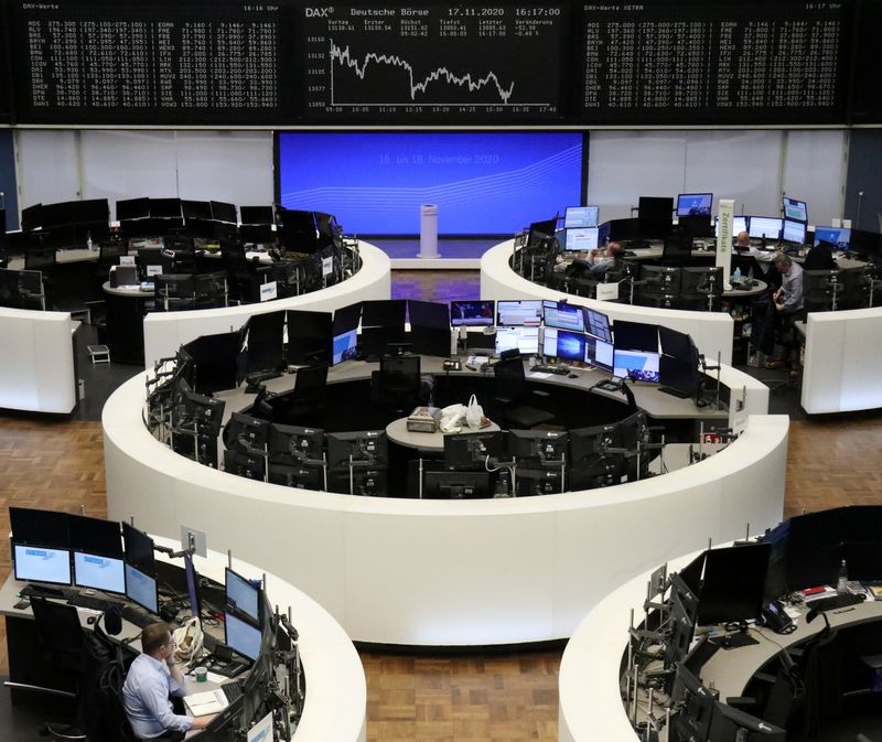 The German share price index DAX graph at the stock exchange in Frankfurt