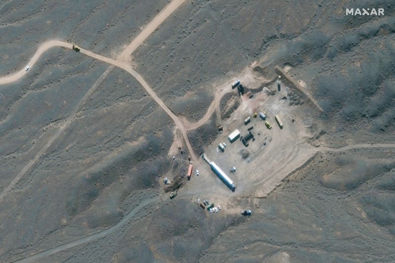 FILE PHOTO: Satellite image shows Iran's Natanz Nuclear Facility in Isfahan