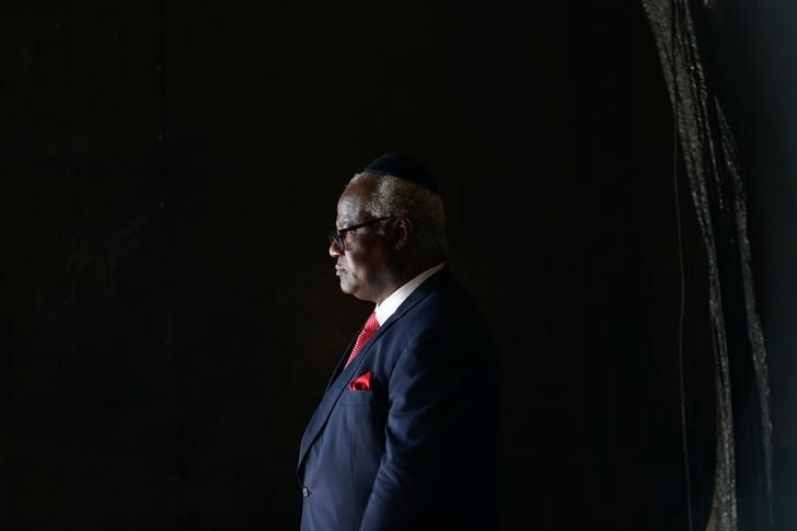 President of Sierra Leone Ernest Bai Koroma visits Yad Vashem's Holocaust History Museum in Jerusalem
