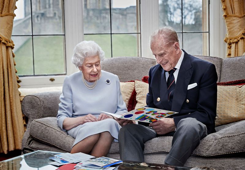 FILE PHOTO: Queen & Duke Of Edinburgh 73rd Wedding Anniversary Official Portrait