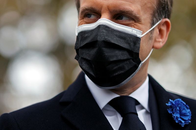 French President Macron attends Armistice Day commemorations marking the end of World war I in Paris