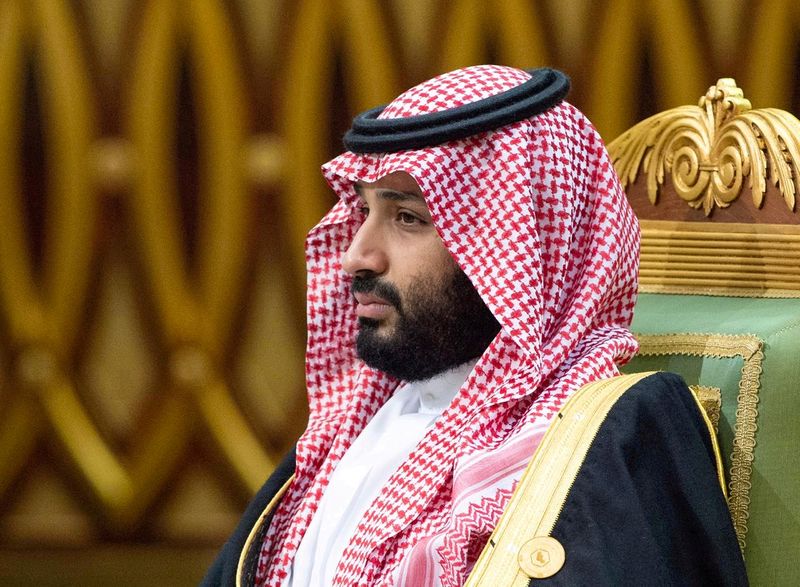 FILE PHOTO: FILE PHOTO: Saudi Arabia's Crown Prince Mohammed bin Salman attends the Gulf Cooperation Council's (GCC) 40th Summit in Riyadh