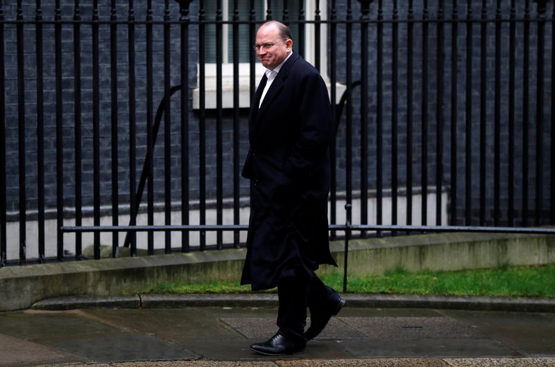 Mark Tucker Chairman of HSBC arrives at 10 Downing Street in London