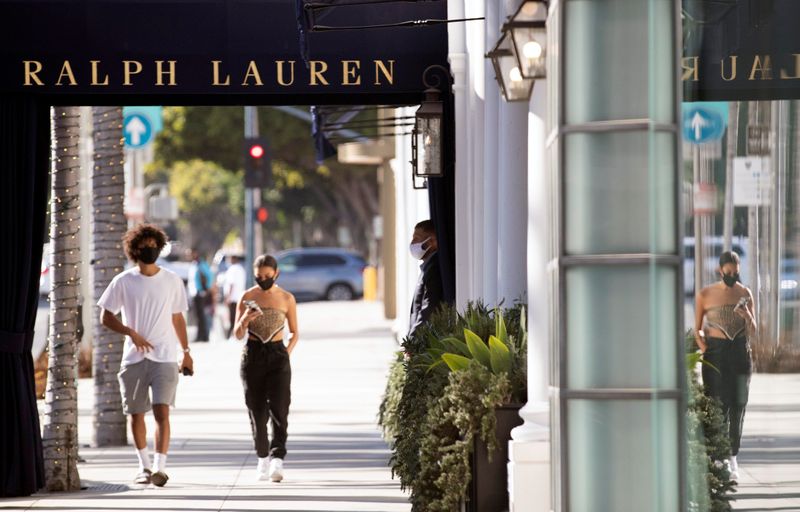 FILE PHOTO: The outbreak of the coronavirus disease (COVID-19) in Beverly Hills