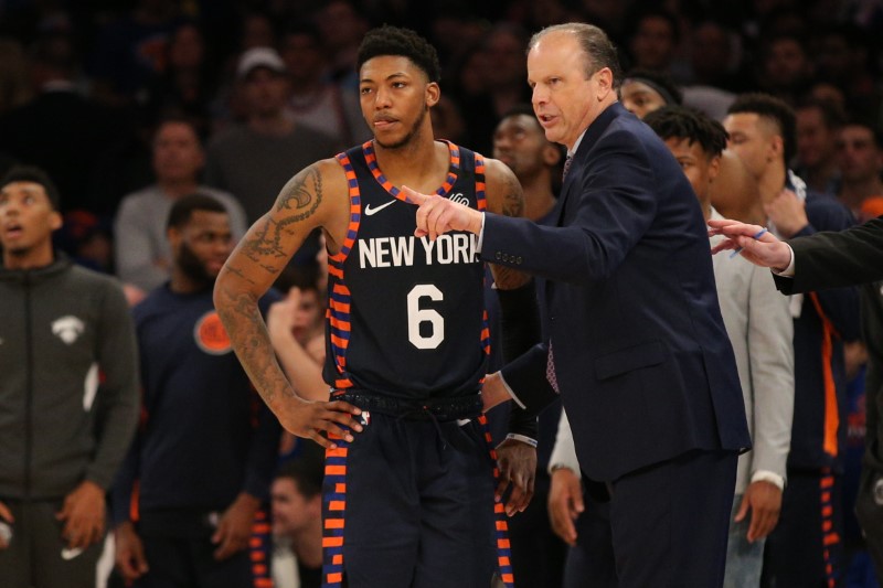 NBA: Miami Heat at New York Knicks