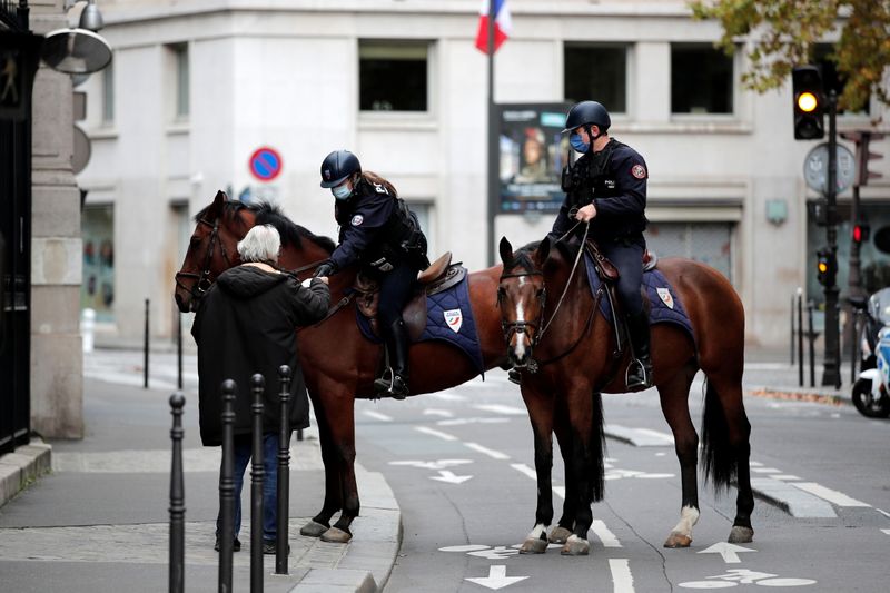 FILE PHOTO: Paris during the second national lockdown due to the spread of COVID-19 infection