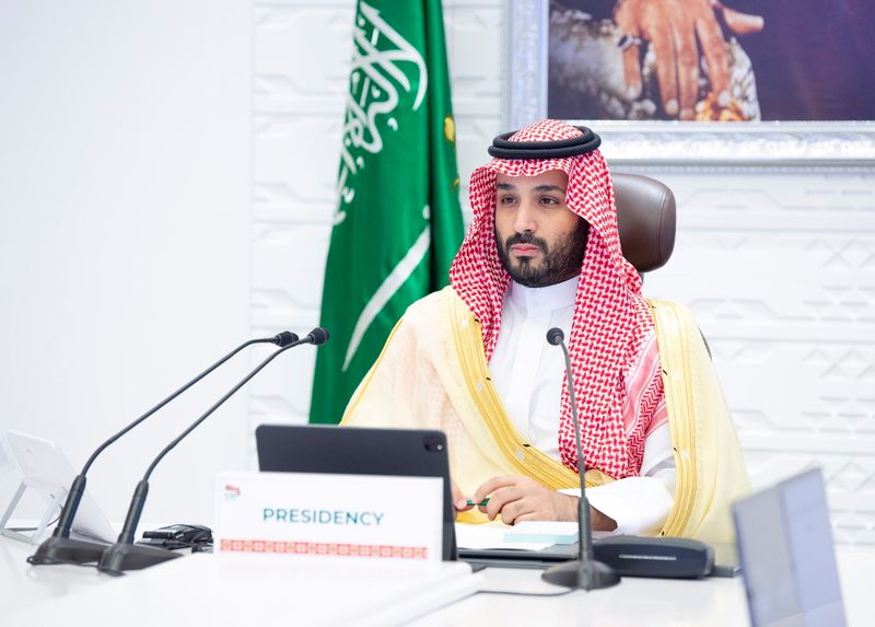 Saudi Crown Prince Mohammed bin Salman chairs final session of the 15th annual G20 Leaders' Summit in Riyadh
