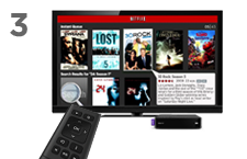 Step 1 to set up Roku