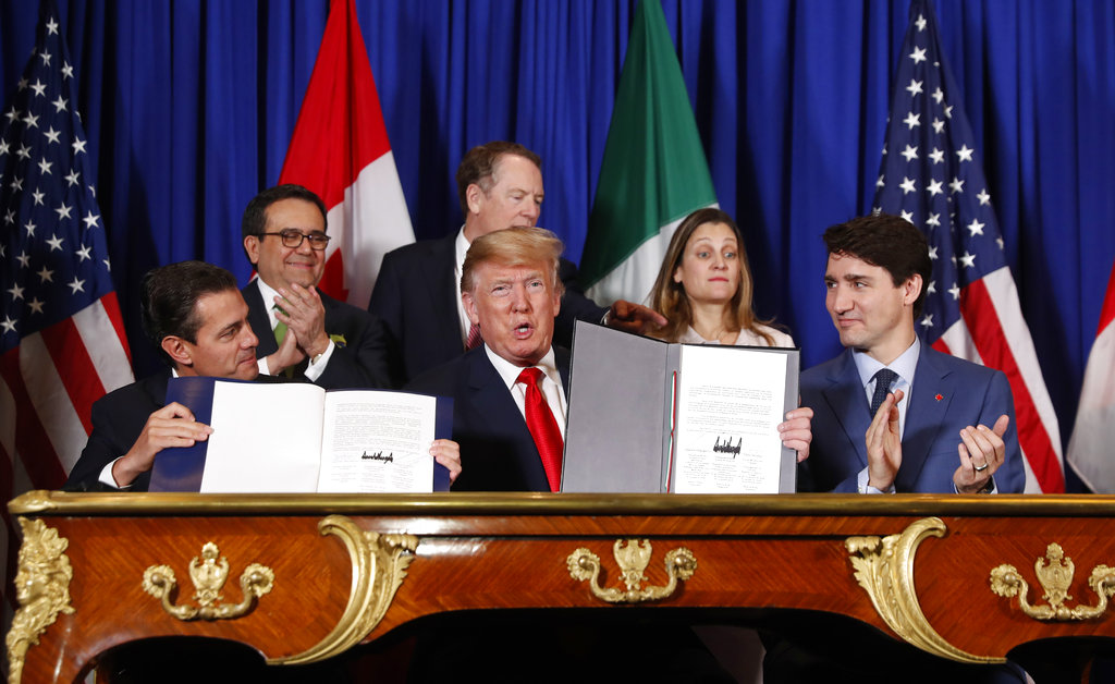 Trump Joins Leaders of Canada, Mexico to Sign New Trade Pact Trump Joins Leaders of Canada, Mexico to Sign New Trade Pact