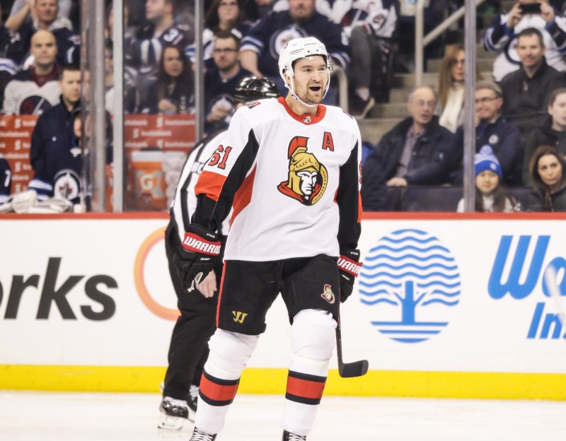 NHL: Ottawa Senators at Winnipeg Jets