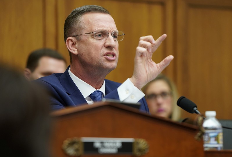 FILE PHOTO - Rep. Doug Collins delivers an opening statement before acting U.S. Attorney General Whitaker testifies before House Judiciary Committee in Washington