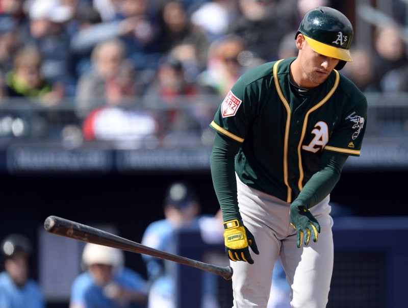 FILE PHOTO: MLB: Spring Training-Oakland Athletics at Seattle Mariners