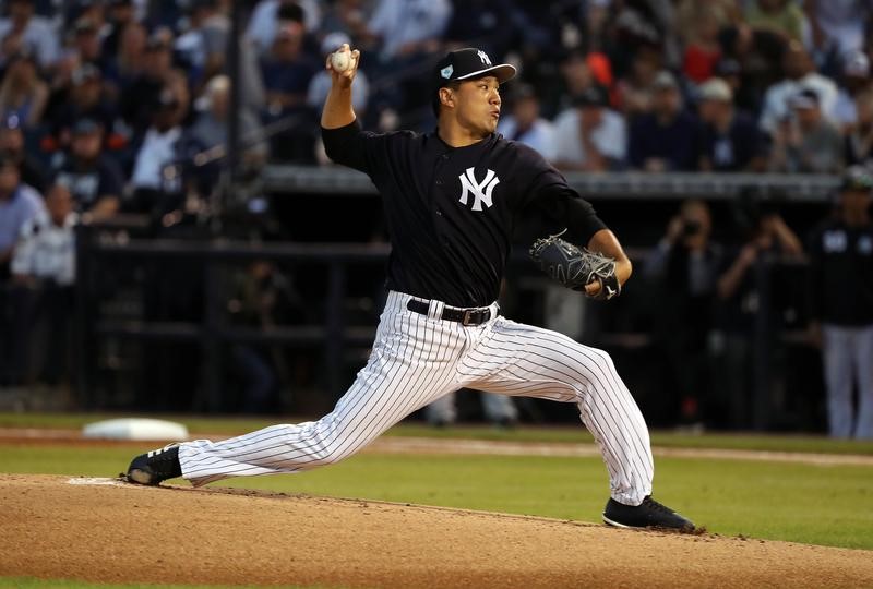 MLB: Spring Training-Detroit Tigers at New York Yankees