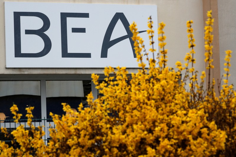 A view shows the headquarters of France's BEA air accident investigation agency in Le Bourget