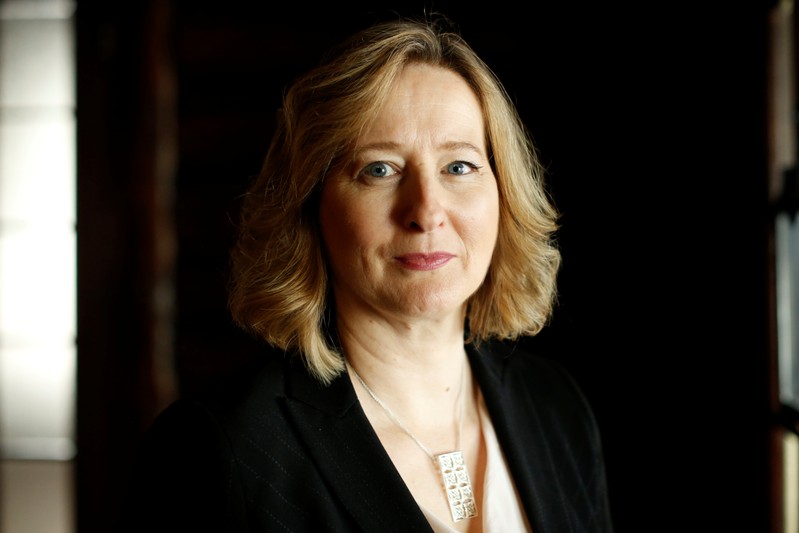 Bank of Canada Senior Deputy Governor Carolyn Wilkins poses for a photograph following an interview with Reuters in Montebello