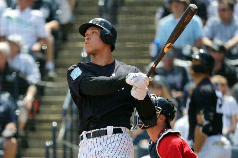 MLB: Spring Training-Boston Red Sox at New York Yankees