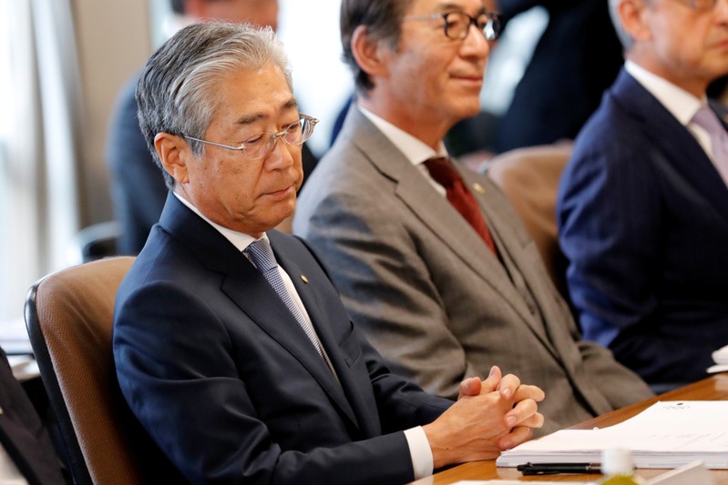 Japanese Olympic Committee President Takeda attends JOC board of directors meeting in Tokyo
