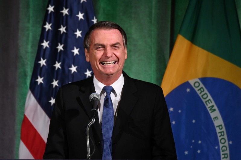 Brazilian President Bolsonaro participates in Brazil-U.S. Business forum