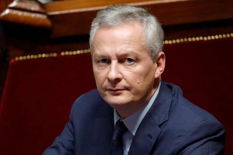 French Finance Minister Bruno Le Maire attends the questions to the government session at the National Assembly in Paris