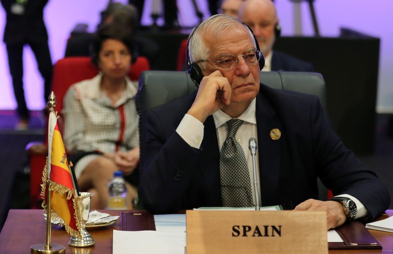 Spain's Foreign Minister Josep Borrell attends Arab league and EU summit, in Sharm el-Sheikh