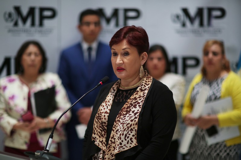 FILE PHOTO - Guatemalan Attorney General Thelma Aldana participates in a news conference in Guatemala City