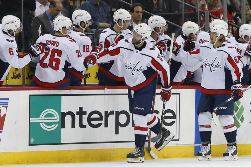 NHL: Washington Capitals at New Jersey Devils
