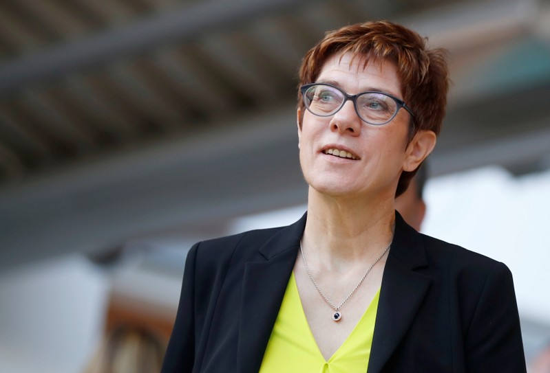 FILE PHOTO: CDU party leader Annegret Kramp-Karrenbauer attends CDU party meeting in Potsdam