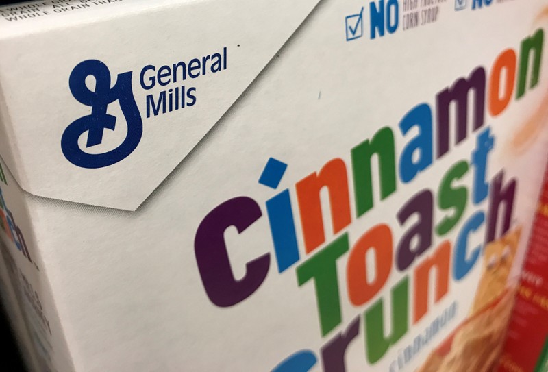 General Mills breakfast cereal is shown for sale in Carlsbad, California,