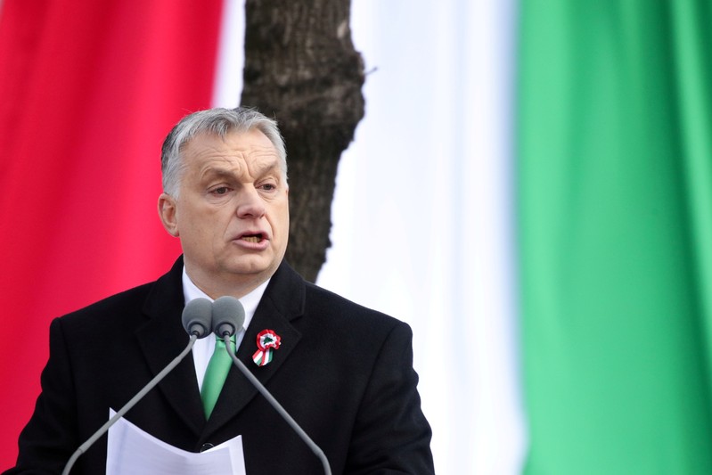 FILE PHOTO: Hungary's National Day celebrations in Budapest