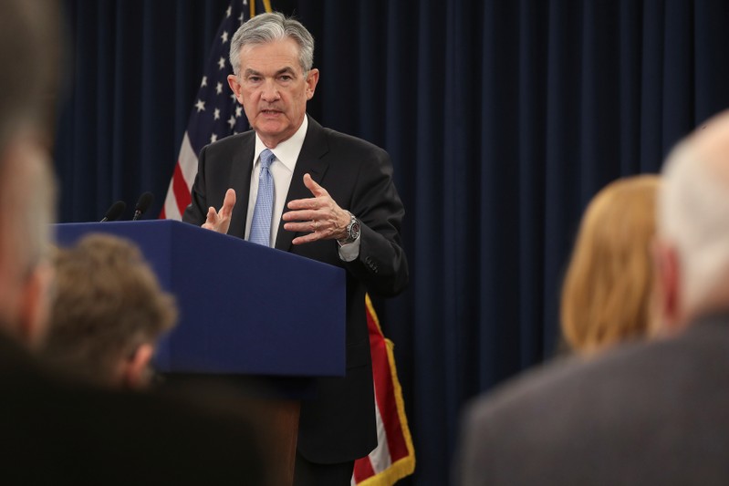 U.S. Federal Reserve Chairman Powell holds news conference following two-day policy meeting in Washington