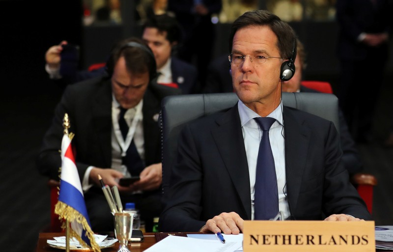 Dutch Prime Minister Mark Rutte attends Arab league and EU summit, in Sharm el-Sheikh