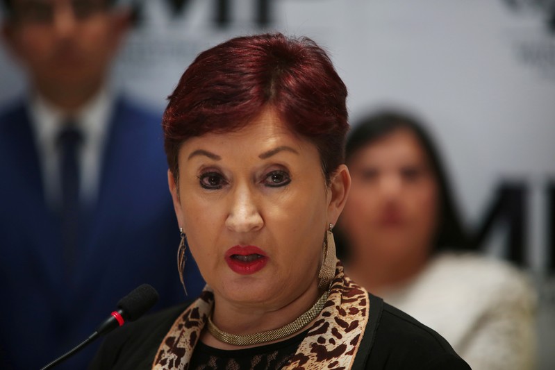 FILE PHOTO: Guatemalan Attorney General Aldana participates in a news conference in Guatemala City