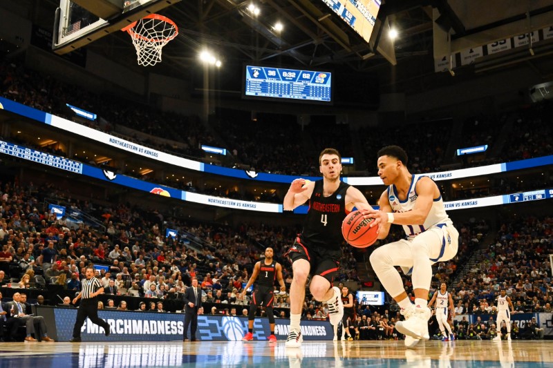NCAA Basketball: NCAA Tournament-First Round-Kansas vs Northeastern