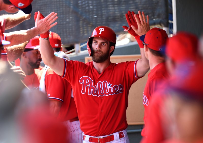 FILE PHOTO: MLB: Spring Training-Toronto Blue Jays at Philadelphia Phillies