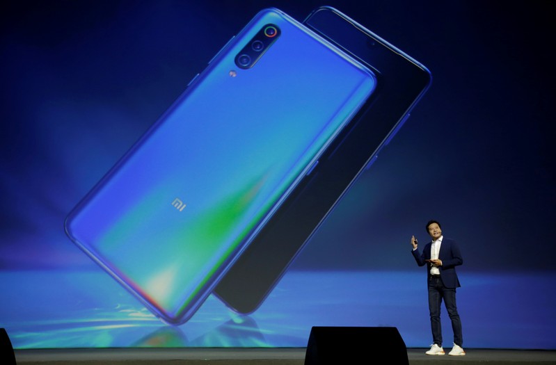 FILE PHOTO: Xiaomi founder and CEO Lei Jun attends a launch ceremony of the new flagship phone Xiaomi Mi 9 in Beijing
