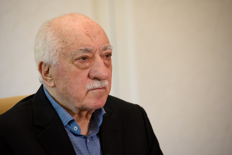 FILE PHOTO: U.S.-based cleric Fethullah Gulen at his home in Saylorsburg