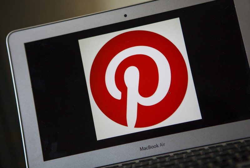 A portrait of the Pinterest logo in Ventura