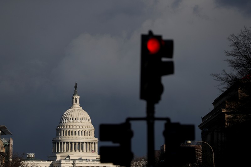 The U.S. Capitol is seen in Washington after Special Counsel Mueller handed in report on Trump-Russia investigation in W