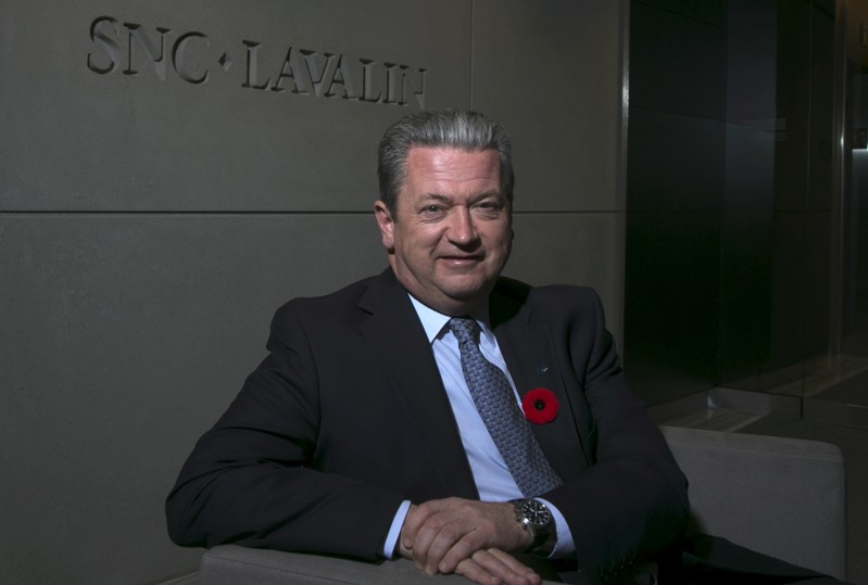 FILE PHOTO: Neil Bruce, president and CEO of SNC-Lavalin, poses in their head offices in Montreal