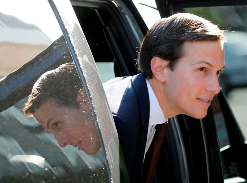 FILE PHOTO: White House Senior Adviser Kushner arrives for Senate Intelligence Committee hearing in Washington