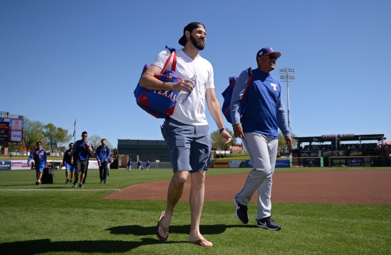MLB: Spring Training-Texas Rangers at San Francisco Giants