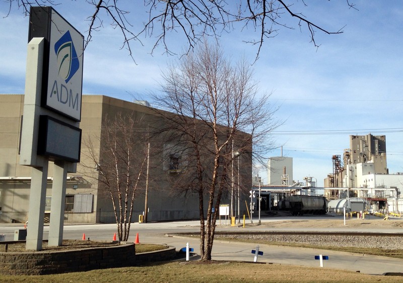 FILE PHOTO: The world's largest corn mill of global grain company Archer Daniels Midland is pictured in Decatur